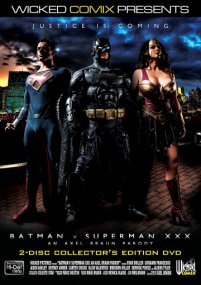 Постер к Бэтмен против Супермена XXX: Порно-пародия