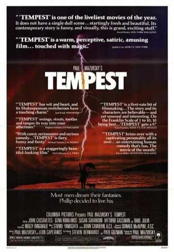 Постер Буря / Tempest (1982)