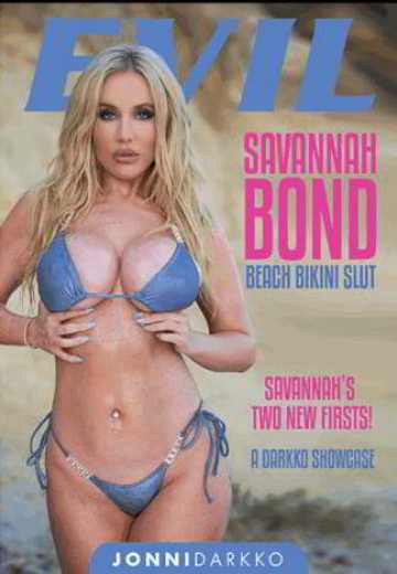 Постер Savannah Bond - Пляжная Шлюшка в Бикини / Savannah Bond Beach Bikini Slut (2020)